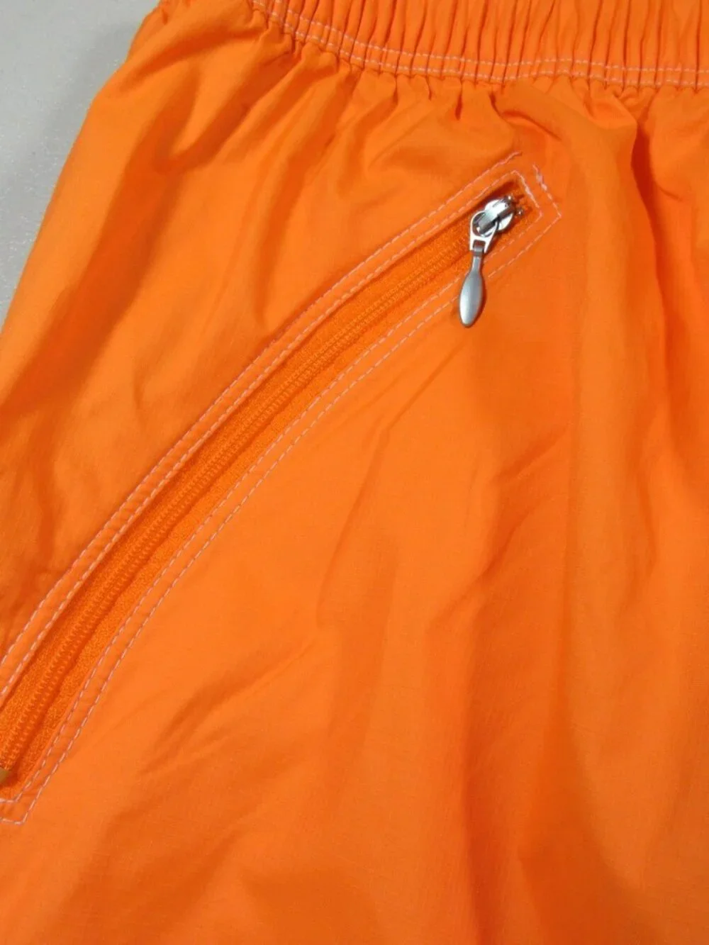 Vintage Nike Y2K womens neon orange ripstop nylon walking hiking capris XL